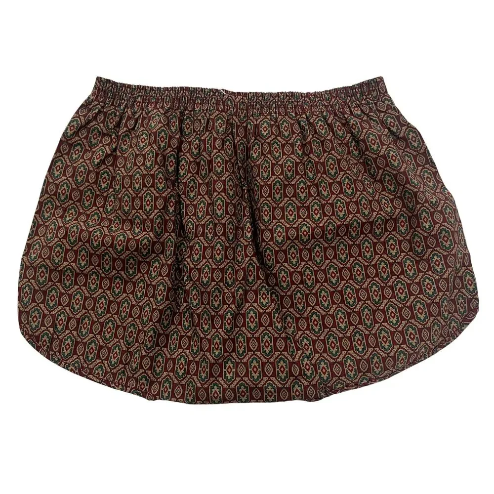 15-76 JOCKEY Men's VTG Geometric Medallion Trunk Boxers Size 36/ Large